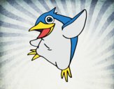 Desenho Pinguim-azul pintado por yuuni