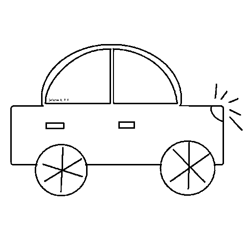 Desenho de Automóvel para Colorir