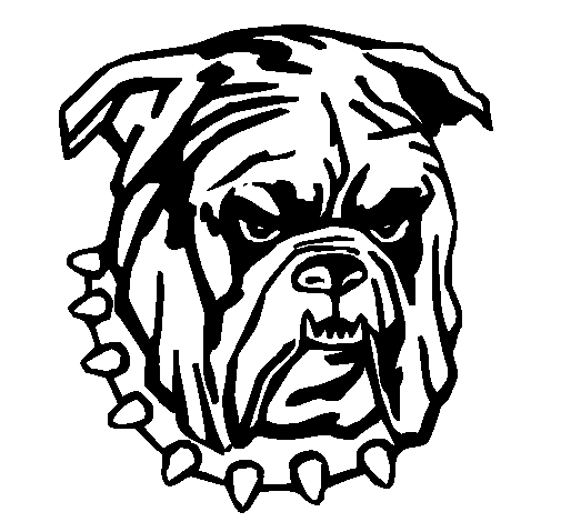 Desenho de Bull dog para Colorir