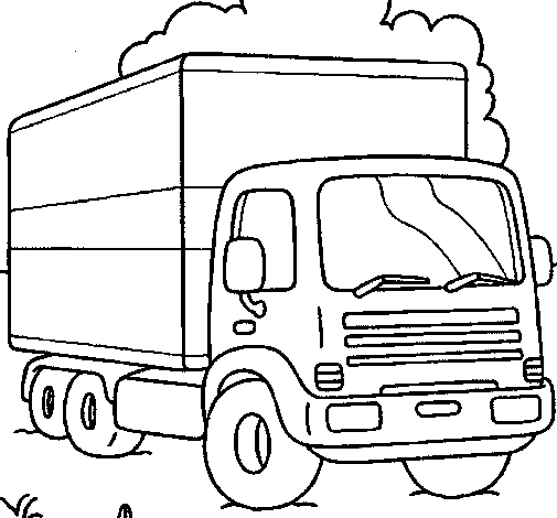 Desenho de Camião 3 para Colorir