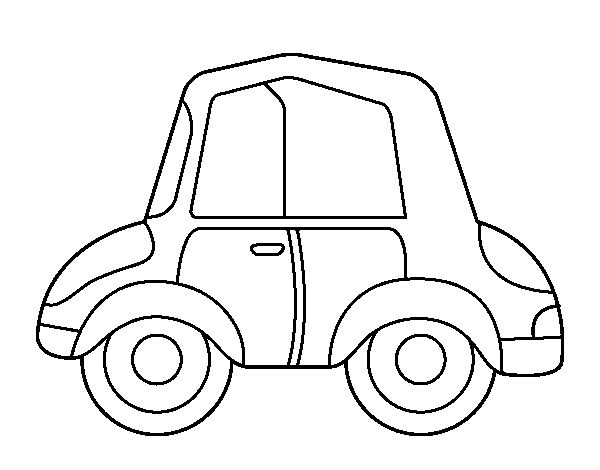 Desenho de Carro antigo para Colorir