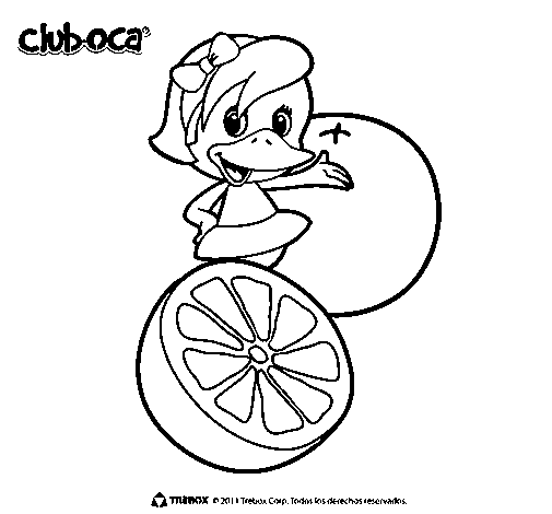 Desenho de Club Oca 6 para Colorir