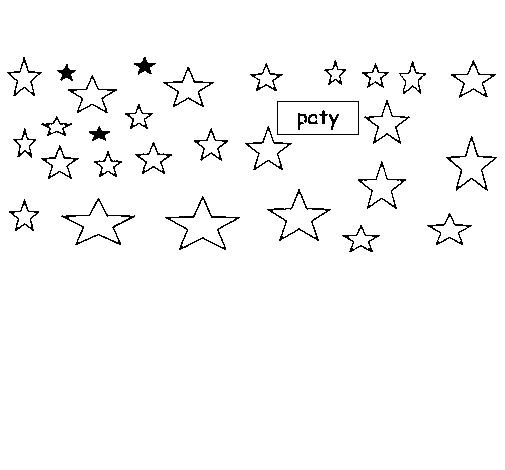 Desenho de Estrela 3 para Colorir