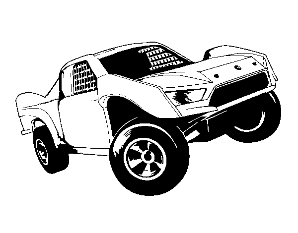Desenho de Hot Wheels Ford para Colorir