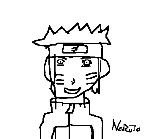 Desenho de Naruto para Colorir
