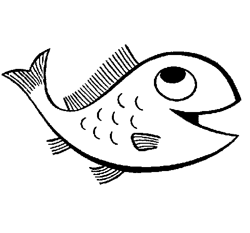 Desenho de Peixe 1 para Colorir