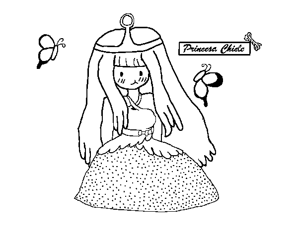 Desenho de Princesa Jujuba para Colorir