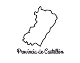 Desenho de Província Castellon para colorear