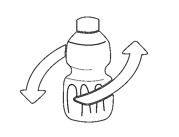 Desenho de Reciclar embalagem para Colorir