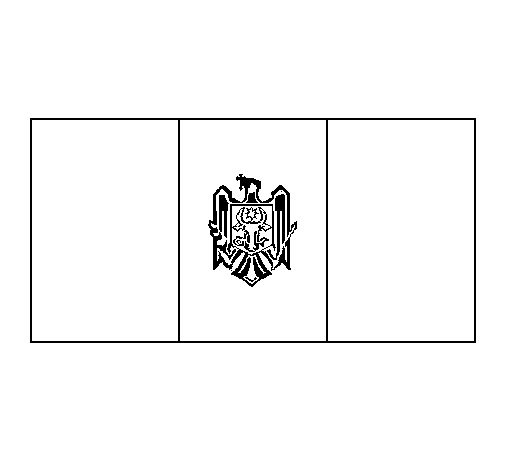 Desenho de República da Moldávia para Colorir