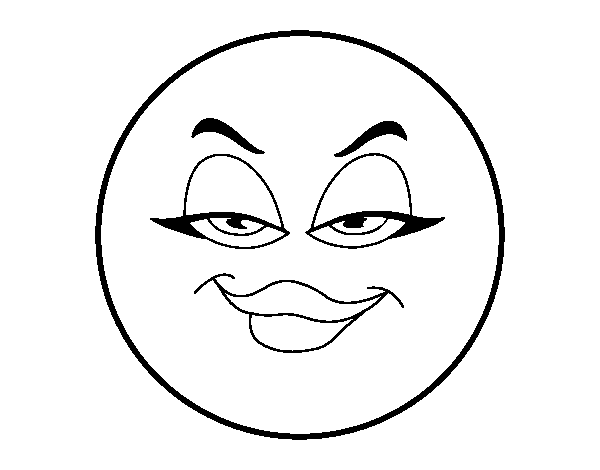 Desenho de Smiley mala  para Colorir