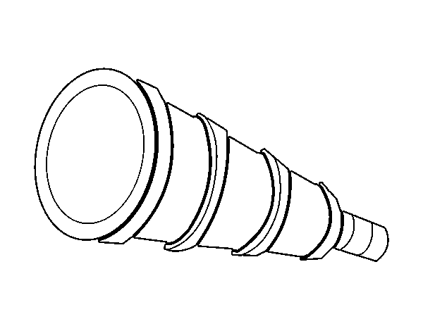 Desenho de Telescópio para Colorir