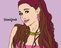 Desenho de Ariana Grande para colorear