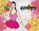 Katy Perry com um pirulito