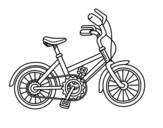 Desenho de Bicicleta para as crianças para colorear