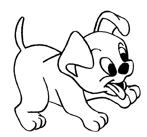 Cachorrinho para desenhar