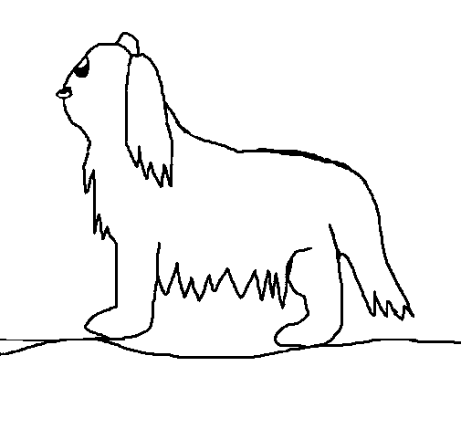 Desenho de Cão 8 para Colorir