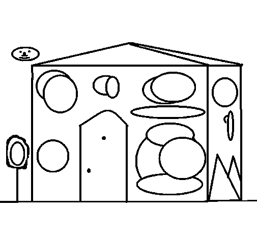 Desenho de Casa 6 para Colorir
