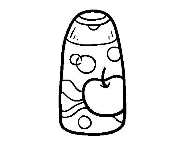 Desenho de Champô de maçã para Colorir