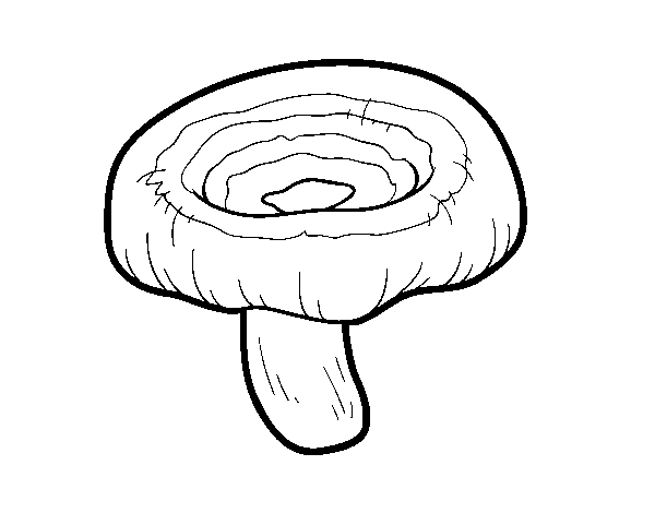 Desenho de Cogumelo lactarius torminosus para Colorir