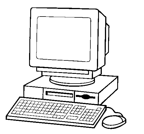 Desenho de Computador 2 para Colorir