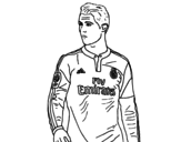 Desenho de Cristiano Ronaldo para colorear
