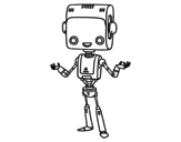 Desenho de El robô inteligente para colorear