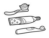 Dibujo de Escovas de dentes