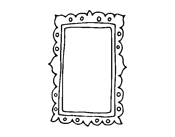 Desenho de Espelho de parede para Colorir