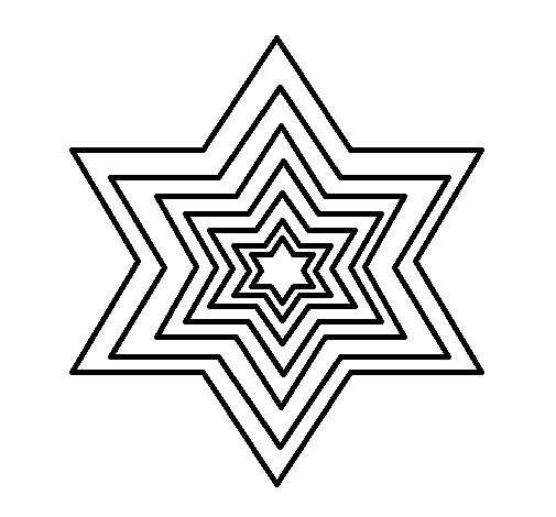 Desenho de Estrela 2 para Colorir