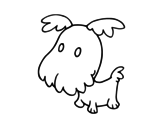 Desenho de Filhote Griffon para colorear