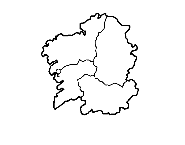 Desenho de Galicia para Colorir