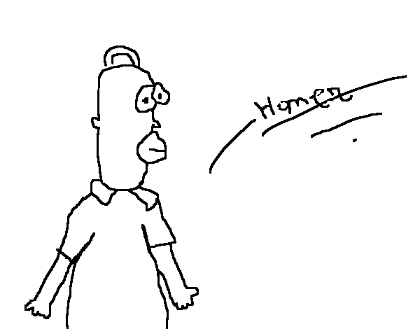 Desenho de Homer para Colorir