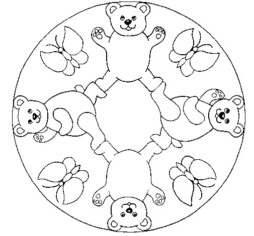 Desenho de Mandala 10 para Colorir
