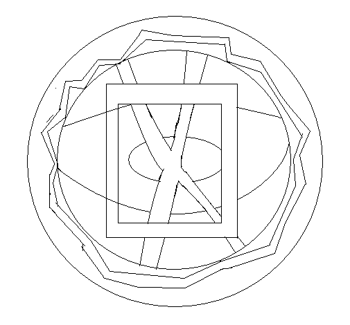 Desenho de Mandala Original para Colorir