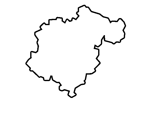 Desenho de Provincia de Teruel para Colorir