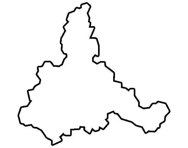 Desenho de Província de Zaragoza para Colorir