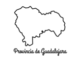 Desenho de Província Guadalajara para colorear