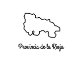 Desenho de Província La Rioja para colorear