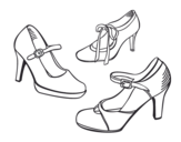 Desenho de Sapatos lounges para colorear