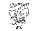 Desenho de Tigre Minion para colorear