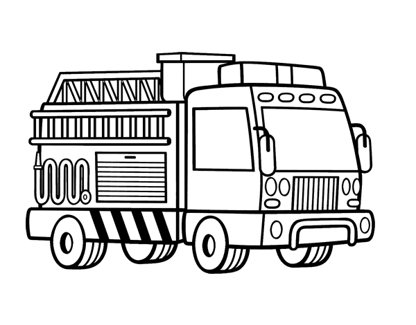 Caminhões para colorir - Desenhos Imprimir